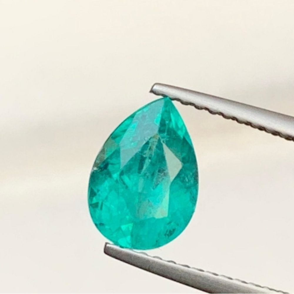 Natural Blue-Green Tourmaline | Pear Cut | ~2 ct | Loose Gemstone Paraíba